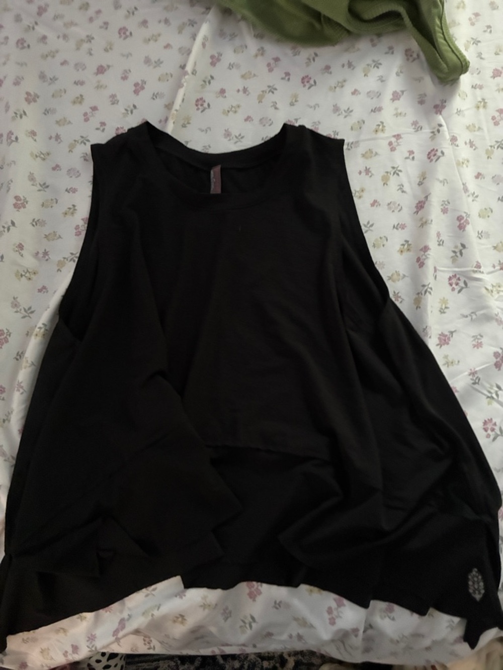 Women’s free people Black Sleeveless Layered Tank Top